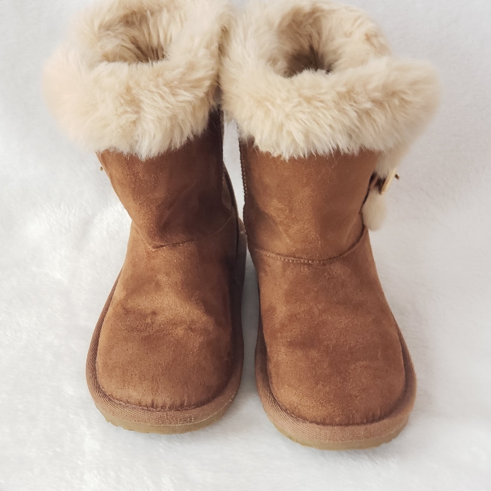 Size 1 Fleece Ankle Boots